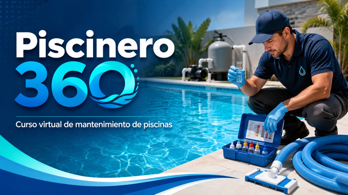 Piscinero 360 — curso virtual de mantenimiento de piscinas